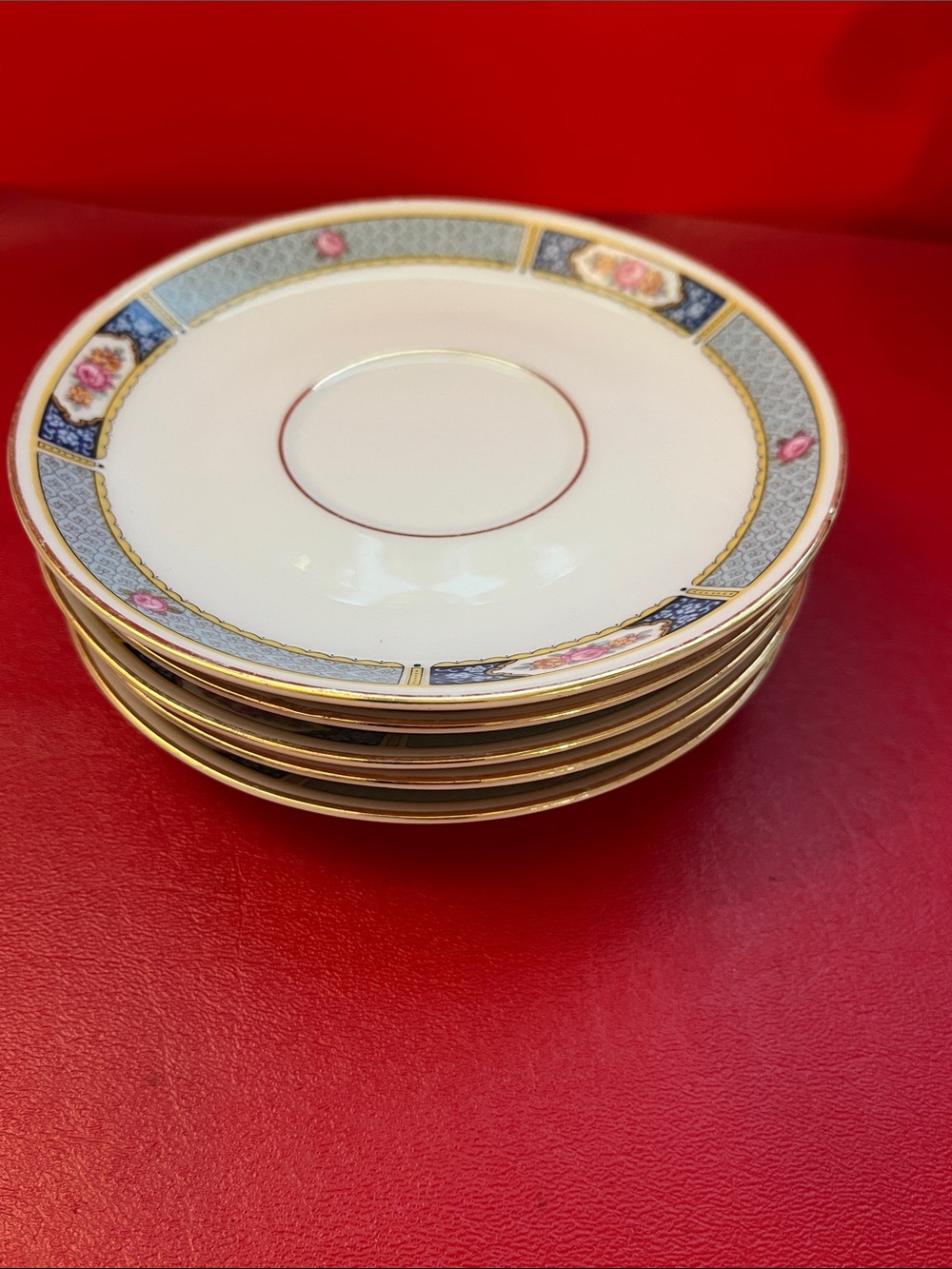 Set Of 5 Thomas China Bavaria Wales 5”7/8 saucer replacement